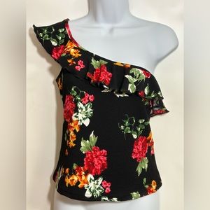 Floral Print Crop Top